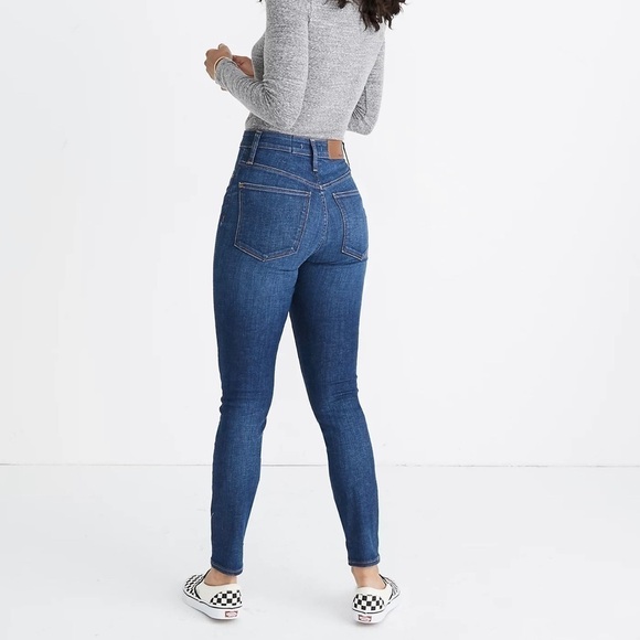 NWOT Madewell Curvy 10” High Rise Jean Moreaux Dark Wash - 23 - Picture 5 of 10